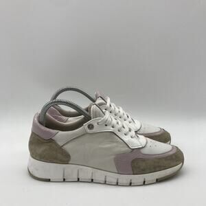 Womens Size 39 Bata Flexible Herren Schuhe White/Pink Casual Sneakers Shoes